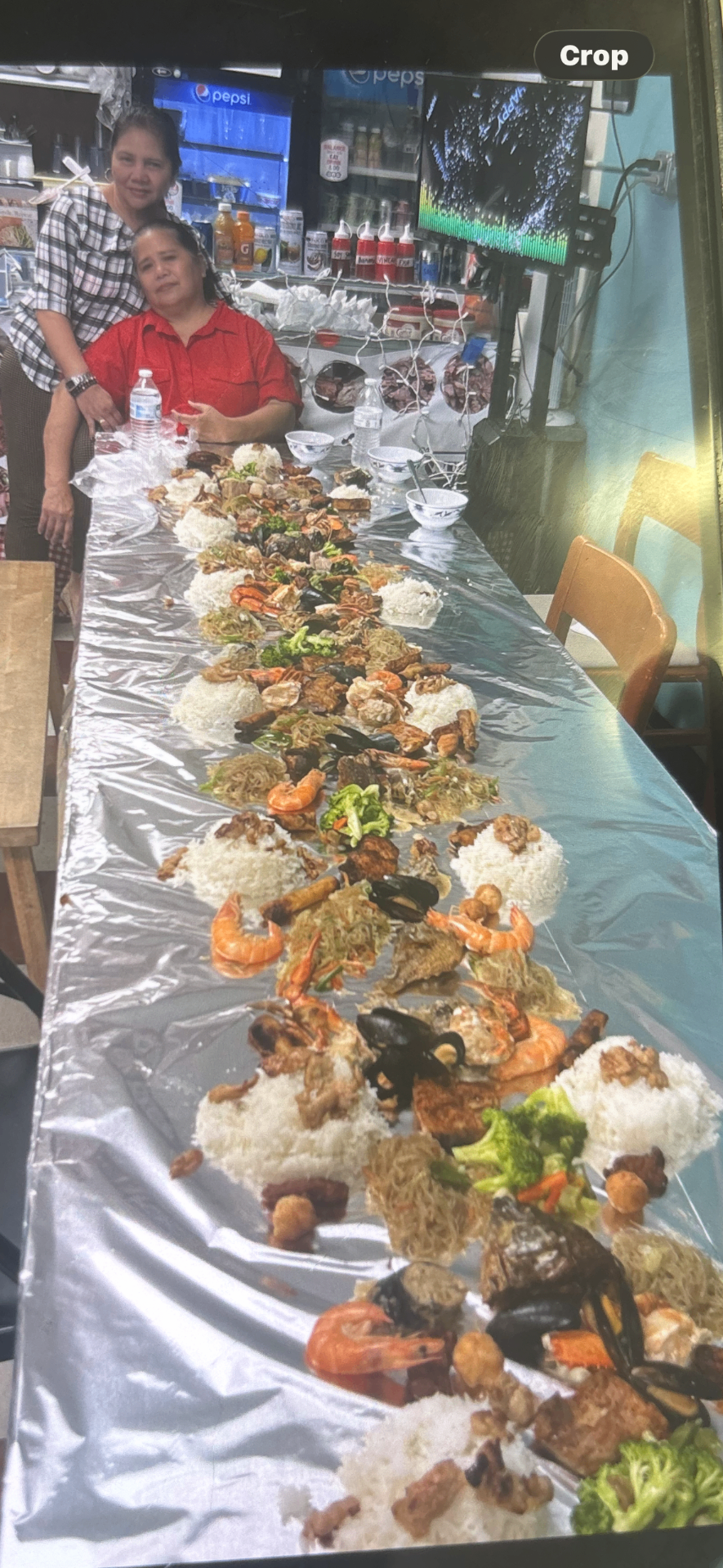 RR Pinoy & Thai boodle fight spread laid across a long table